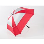 JuCad Telescopic Umbrella Windproof červená/stříbrná – Zboží Dáma