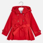 Mayoral trenčkot/kábátek s knoflíky červený – Zboží Dáma