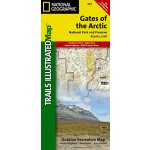 Gates of the Arctic národní park Alaska turistická mapa GPS komp. NGS – Hledejceny.cz