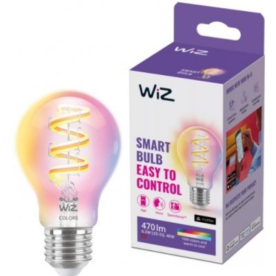 Philips WiZ 8720169072176 LED inteligentní žárovka 6,3W E27 470 lm 2200-6500+RGBK – Zbozi.Blesk.cz