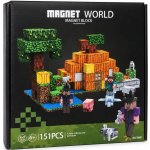 iMex Toys Magnetická stavebnice 151 ks ve stylu minecraft – Hledejceny.cz