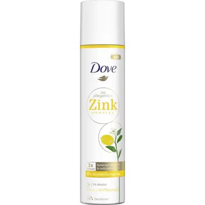 Dove deospray mit Citrus und Pfirsichduft und pflegendem Zink-Komplex 100 ml