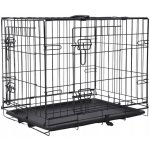 Dog Fantasy Klec skládací 2 dveře XL 106 x 69 x 77 cm – Sleviste.cz