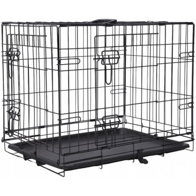 Dog Fantasy Klec skládací 2 dveře XL 106 x 69 x 77 cm – Sleviste.cz