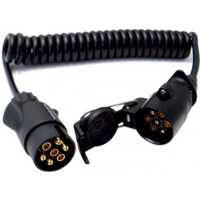 Propojovací kabel o délce 3,2 m spirálový, zástrčka-zásuvka kabelová 7 pól | Zboží Auto