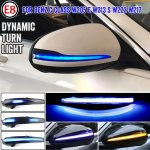 Led dynamické blinkry do zrcátek s Blue efekt, Mercedes C W205, E W213, S W222, GLC, V W447, – Hledejceny.cz