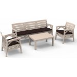 Chomik Zahradní set nábytku SANTANA 3, béžová – Sleviste.cz