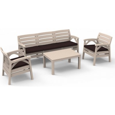 Chomik Zahradní set nábytku SANTANA 3, béžová – Sleviste.cz