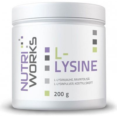 NutriWorks L-Lysine 200 g – Zbozi.Blesk.cz