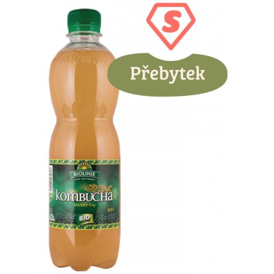 Stevikom Kombucha zelený čaj 0,5 l – Zboží Mobilmania