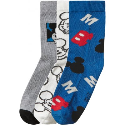 Dětské ponožky 3 páry Mickey Mouse – Zboží Dáma
