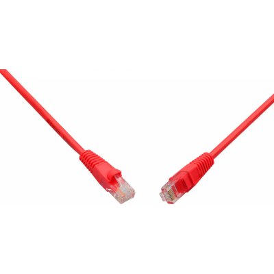 Solarix C5E-114RD-0,5MB Patch, CAT5E, UTP, PVC, 0,5m, červený – Zboží Živě