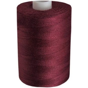 Šicí nitě 1000m 100% polyester - bordo