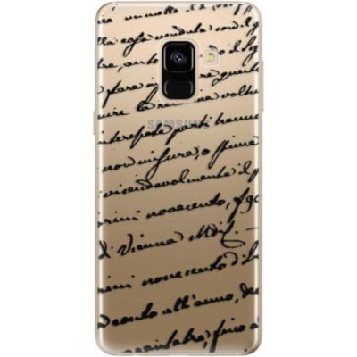 iSaprio Handwriting 01 Samsung Galaxy A8 2018 černé