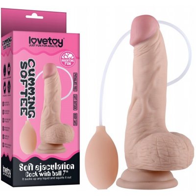Stříkající dildo LoveToy 8" SQUIRTING DILDO LoveToy – Zboží Dáma