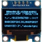 Grafický OLED displej 0.96" 128x64 I2C modrý – Zbozi.Blesk.cz