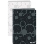Karton P+P Black & White 4 kroužkový pořadač PP 2 cm černý – Zboží Živě