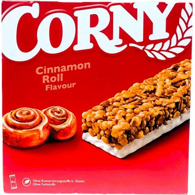 CORNY müsli tyčinky s příchutí skořicové rolky 138g – Zboží Dáma