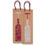 Dárková taška Bottiglia Kraft 120 x 90 x 370 mm – Zboží Živě