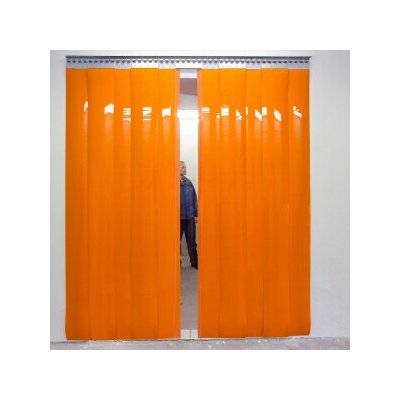 Lamelová clona oranžová, 200×2 mm, 35% krytí – Hledejceny.cz