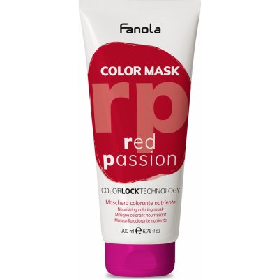 Fanola Color Mask barevné masky Red Passion červená 200 ml – Zboží Mobilmania