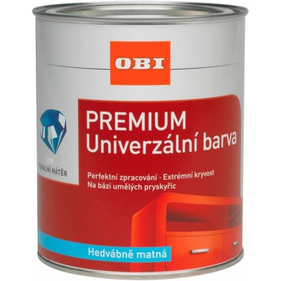 OBI Premium 2,5 l hedvábně matný čistě bílá – Hledejceny.cz