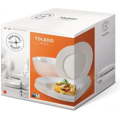 Bormioli Rocco sada talířů Toledo 19 ks – Sleviste.cz