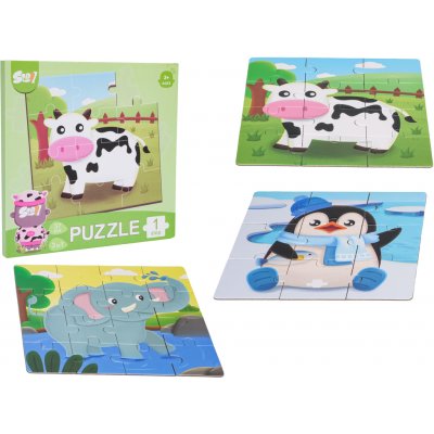 RKToys Magnetické puzzle Zvířátka – knížka na cesty – Sleviste.cz