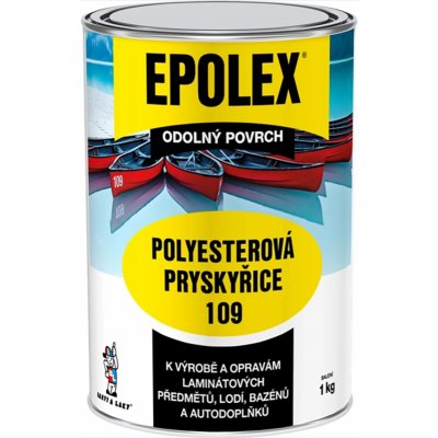 BARVY A LAKY HOSTIVAŘ Epolex Polyester 109 polyesterová pryskyřice + iniciátor 1 kg – Hledejceny.cz