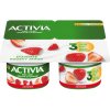 Jogurt a tvaroh Danone Activia jahoda 4 x 120 g