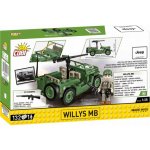 COBI 2296 World War II Americký ozbrojený terénní automobil Jeep Willys MB 1:35 – Zboží Dáma