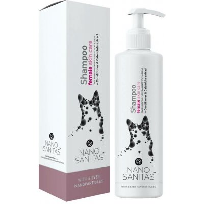 Nanosanitas Nano Šampon pro péči o samičí pokožku female skin care 250 ml – Sleviste.cz
