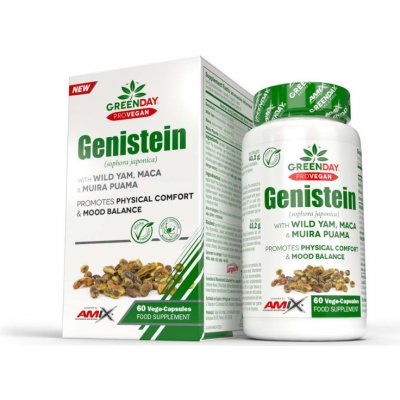 Amix GreenDay ProVEGAN Genistein Forte Blister 60 kapslí – Hledejceny.cz