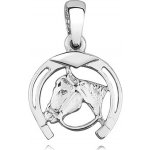 Olivie Stříbrný přívěsek Podkova s koněm 1764 – Zboží Dáma