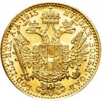 Münze Österreich Zlatá mince 1 Dukát Františka Josefa I. 1915 Novoražba 3,49 g – Zboží Dáma