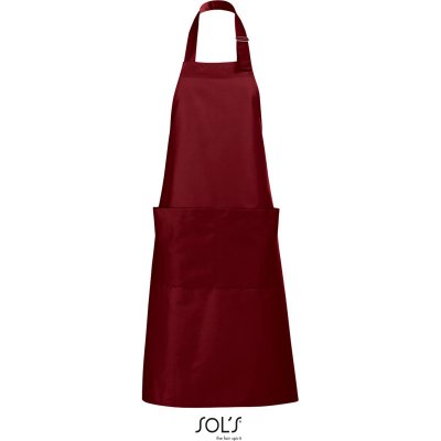 SOL's Collection Zástěra Gala s laclem COT25801037099-burgundy Burgundová – Hledejceny.cz