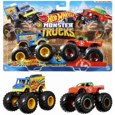 Mattel Hot Weels MONSTER TRUCKS DEMOLIČNÍ DUO – Zboží Mobilmania