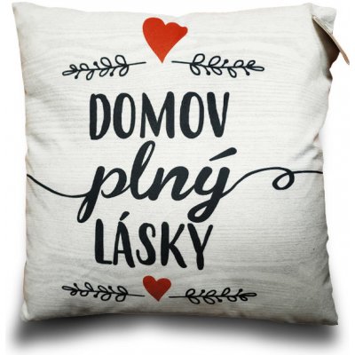 Nekupto Polštář Domov plný lásky Sladký domov 30x30 – Hledejceny.cz