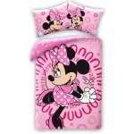 Halantex Povlečení Minnie pink 100% bavlna 140x200 70x90 – Zboží Dáma