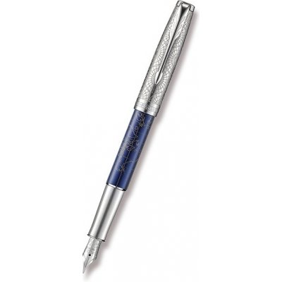 Parker 1502/5154838 Royal Sonnet Atlas Blue Silver CT plnicí pero