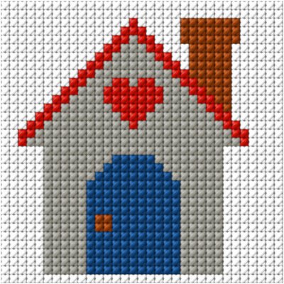 Ariadna Sestava pro vyšívání křížkovým stehem Malwina 8x8cm 0108 – Zboží Dáma