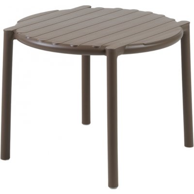 Nardi Doga 50 cm hnědý plastový zahradní odkládací stolek – Hledejceny.cz