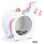 Janod Dřevená pokladnička Jednorožec – Zboží Mobilmania