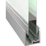 Hahn Steel Zasklení pevné, profil U skládaný z dvou částí, L3000, Hliník, Eloxovaný – Hledejceny.cz