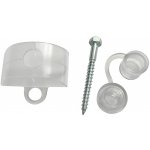 SADA 20-50 ks PRO VLNU 76/18 mm vrut, dist. podložka, PVC podložka s čepičkou – Hledejceny.cz