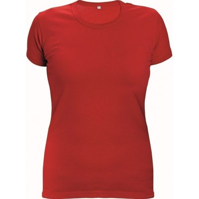Cerva Cerva Dámské bavlněné tričko SURMA LADY s krátkým rukávem Červená 570008 – Zboží Mobilmania