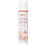 Wooden Spoon opalovací tělové mléko Mango Baby & Family SPF50 100 ml – Zboží Mobilmania