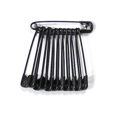 Koh-I-Noor Špendlík zavírací 34mm svazek 12ks černý – Zboží Mobilmania