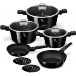 Berlingerhaus Sada nádobí s titanovým povrchem 10 ks Black Vantage Collection – Zboží Dáma