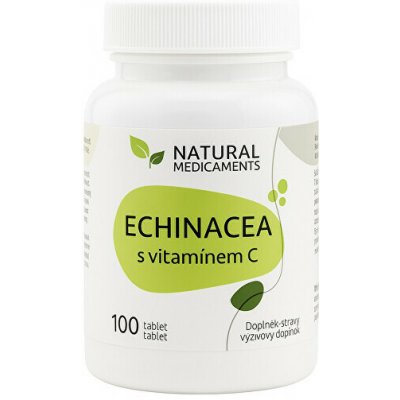 Natural Medicaments Echinacea s vitamínem C 100 tablet – Hledejceny.cz